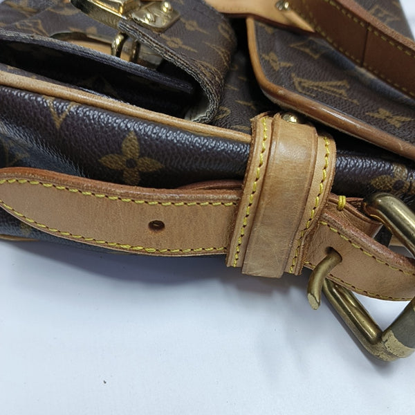 HUDSON PM Monogram Coated Canvas Brown