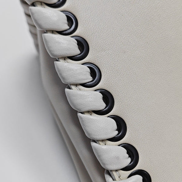 Peekaboo Mini Calfskin White