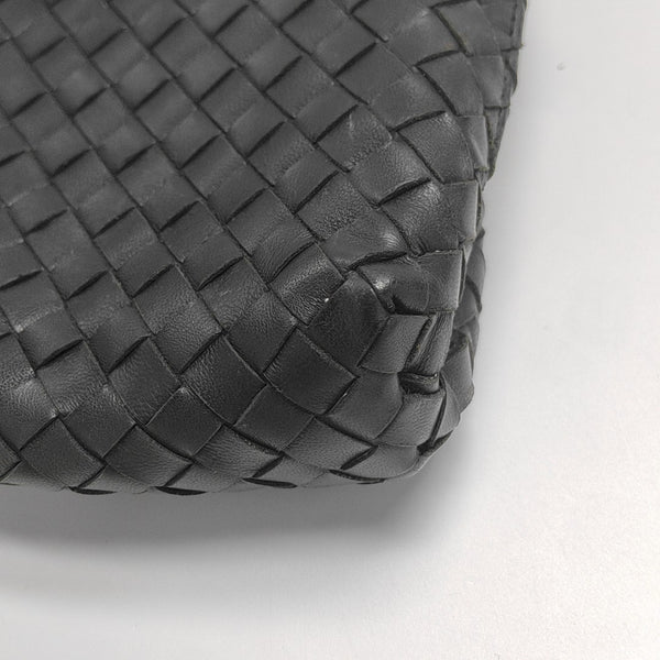 Calfskin Top Handle Bag Black