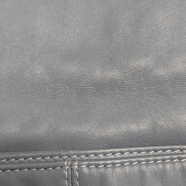Quilted Lambskin Shoulder Bag Blue