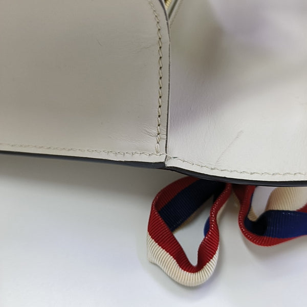 Sylvie Small Calfskin White