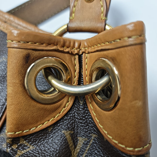 GALLIERA Monogram Coated Canvas Brown