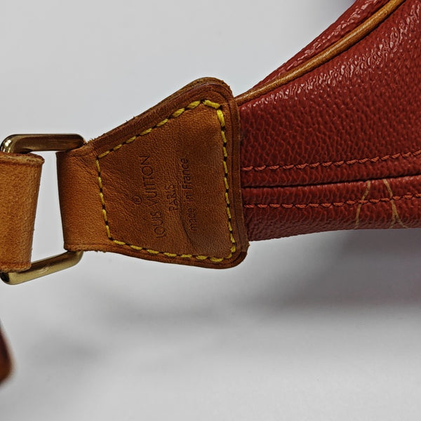Coated Canvas Shoulder Bag Red