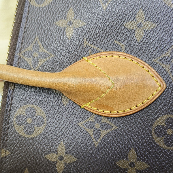 LOCKIT Monogram Coated Canvas Brown