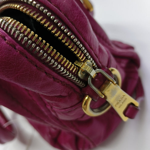 Calfskin Shoulder Bag Pink