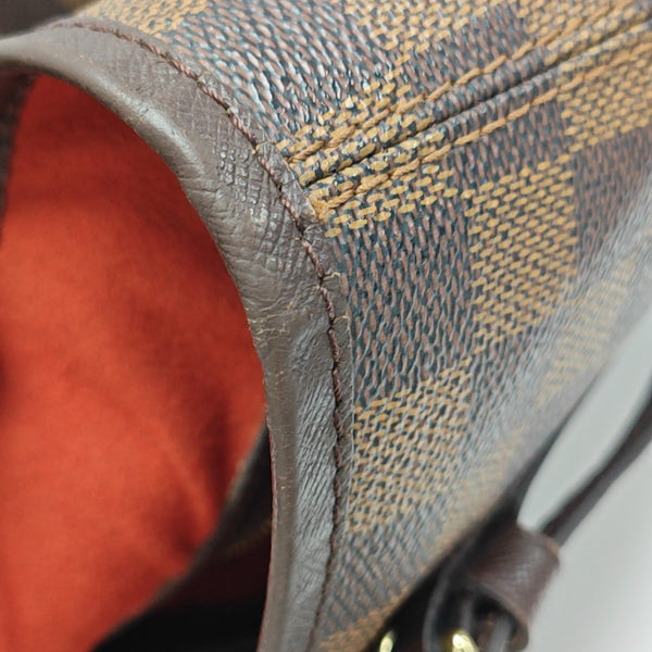 BUCKET PM Damier Ebene Coated Canvas Brown