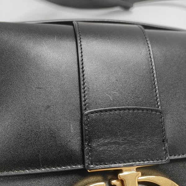 30 Montaigne Calfskin Black