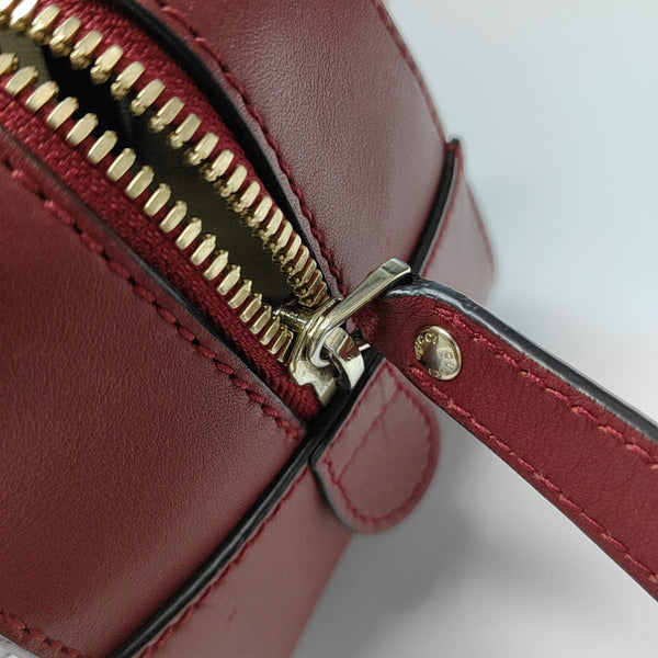 Ligne Shima Monogram Calfskin Red