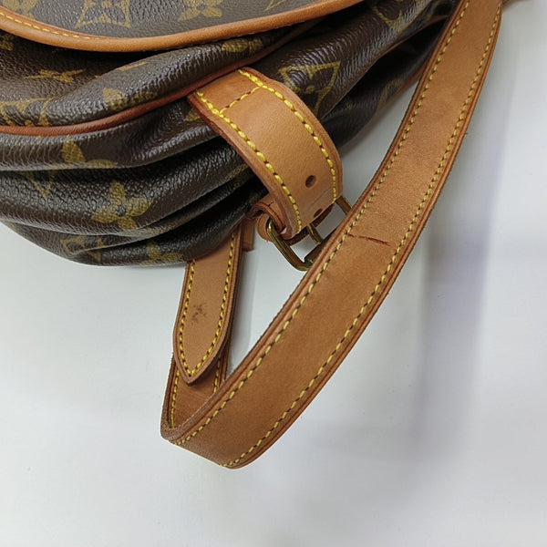 SAUMUR Monogram Coated Canvas Brown