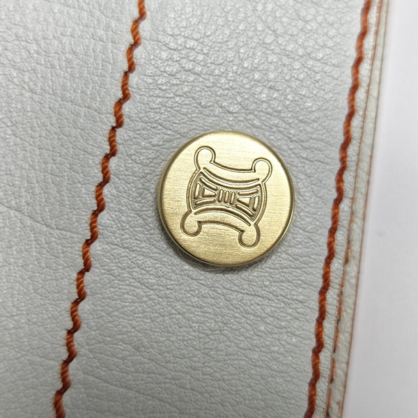 Calfskin Top Handle Bag White