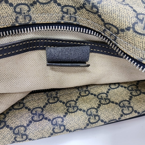 GG Supreme Monogram Coated Canvas Black