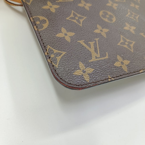 NEVERFULL MM Monogram Coated Canvas Brown