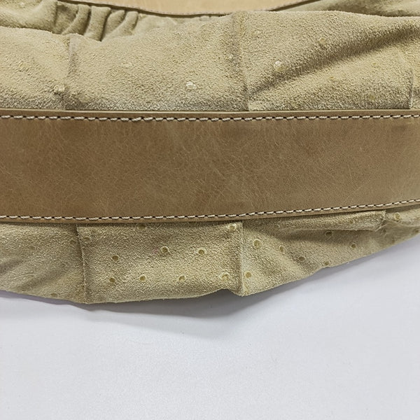 Suede Shoulder Bag Brown
