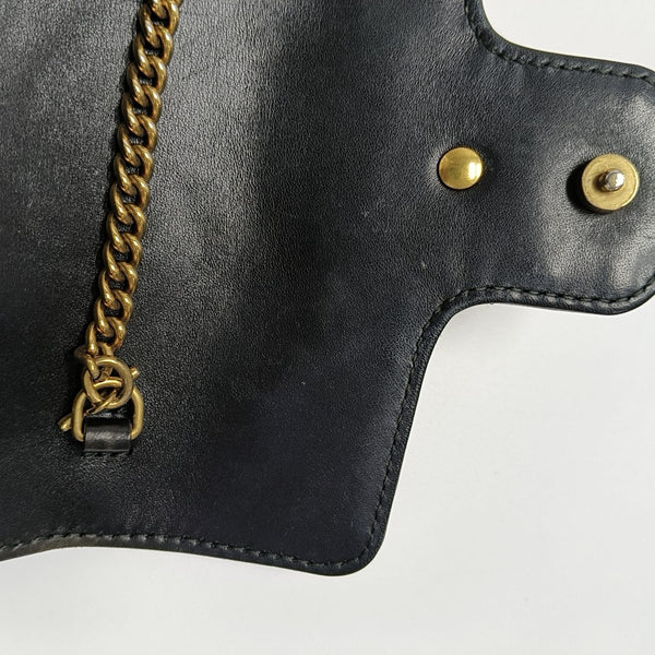 GG Marmont Mini Quilted Calfskin Black