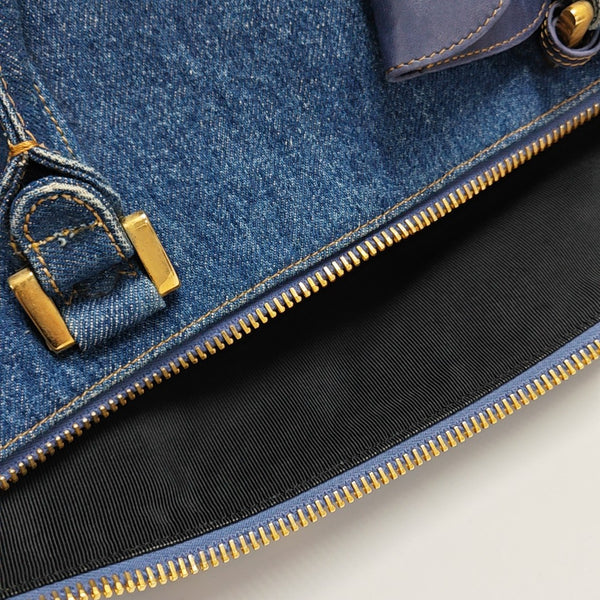 Denim Shoulder Bag Blue