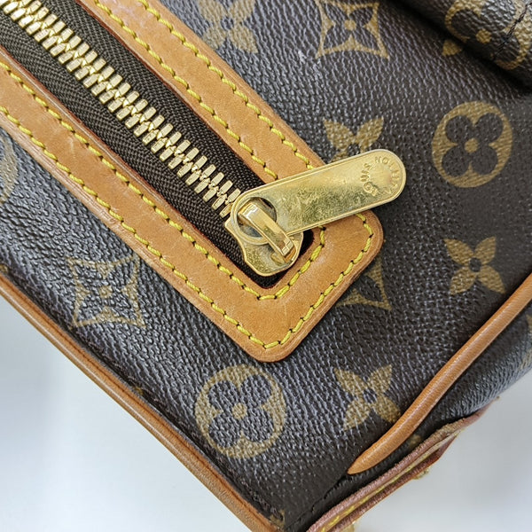 HUDSON GM Monogram Coated Canvas Brown