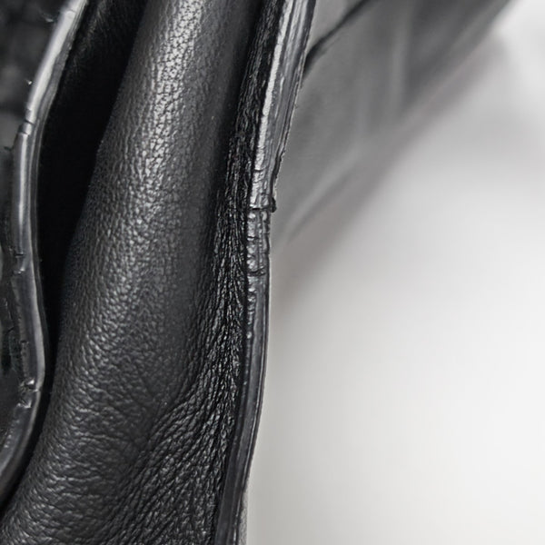 Calfskin Shoulder Bag Black