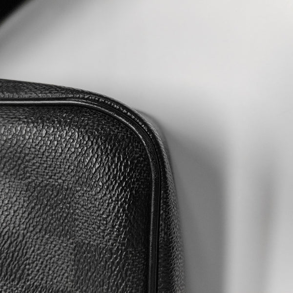 DANIEL Damier Graphite Coated Canvas Gray