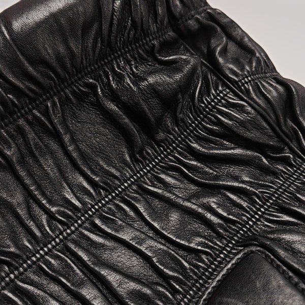 Quilted Lambskin Tote Bag Black