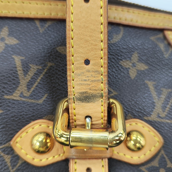 PALERMO GM Monogram Coated Canvas Brown