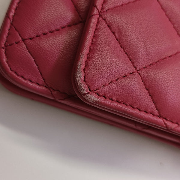 WOC Quilted Lambskin Pink