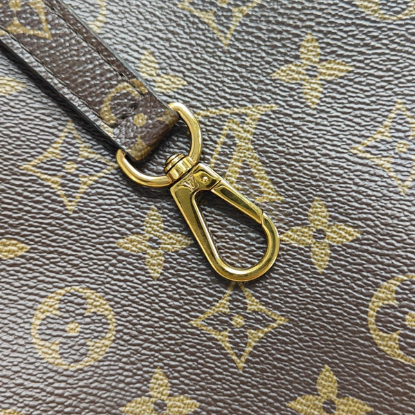 MONTAIGNE Monogram Coated Canvas Brown