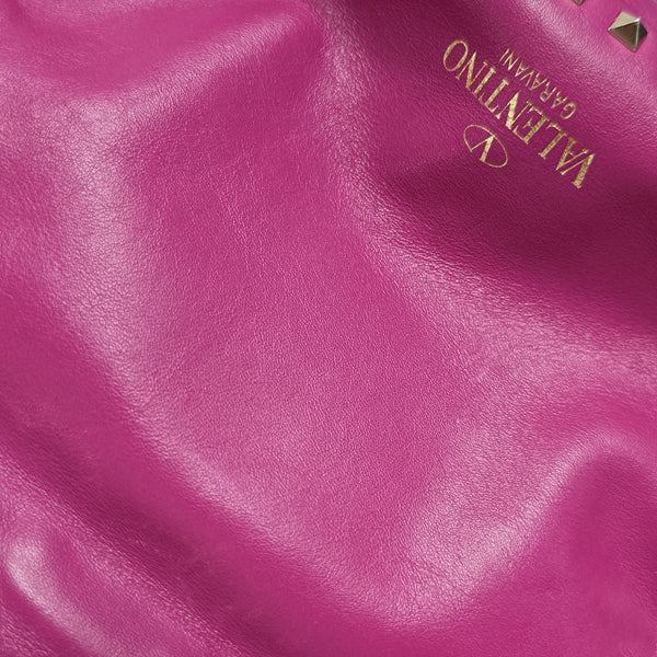 Rockstud Calfskin Purple