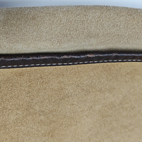 Suede Tote Bag Brown