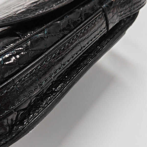 Calfskin Shoulder Bag Black