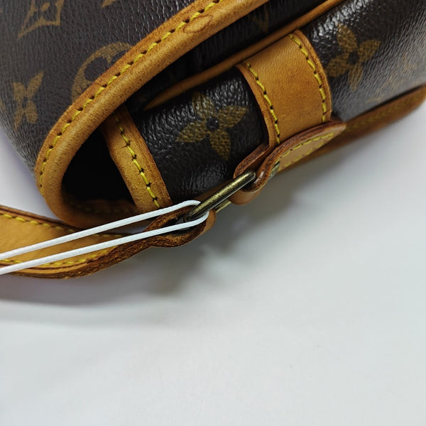 SOLOGNE PM Monogram Coated Canvas Brown