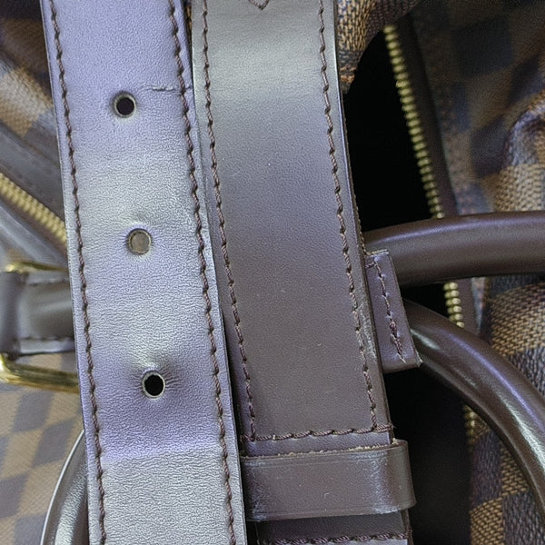 EOLE Damier Ebene Coated Canvas Brown