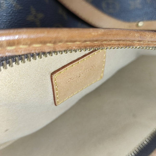 ESTRELA MM Monogram Coated Canvas Brown