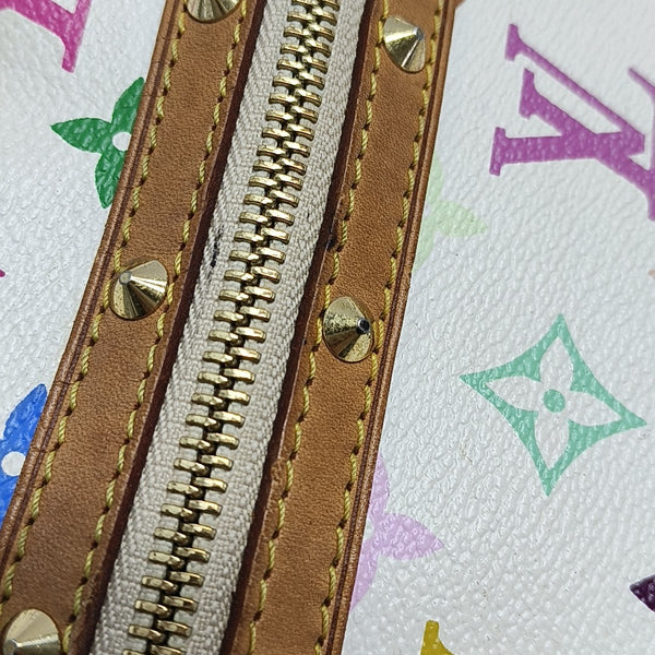 LV × TM BOULOGNE Monogram Coated Canvas White