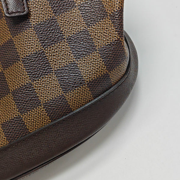 BUCKET PM Damier Ebene Coated Canvas Brown