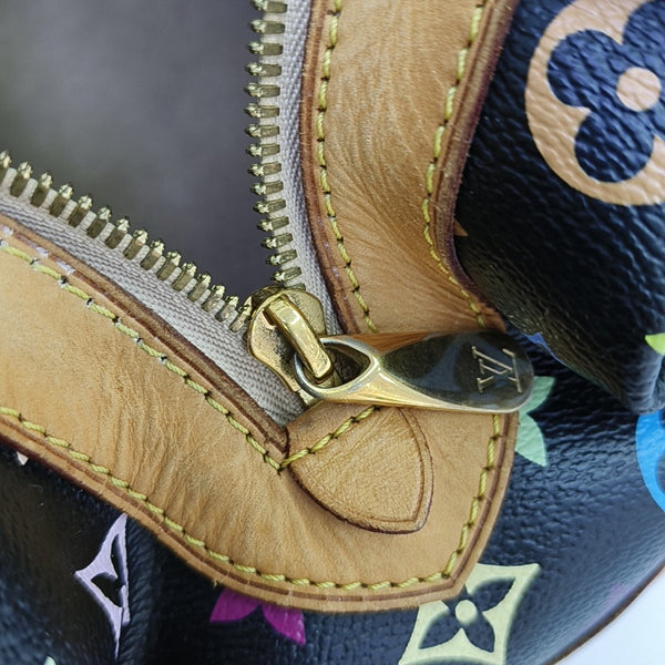 LV × TM CLAUDIA Monogram Coated Canvas Black
