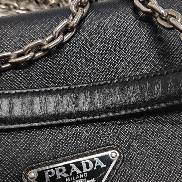 Calfskin Shoulder Bag Black