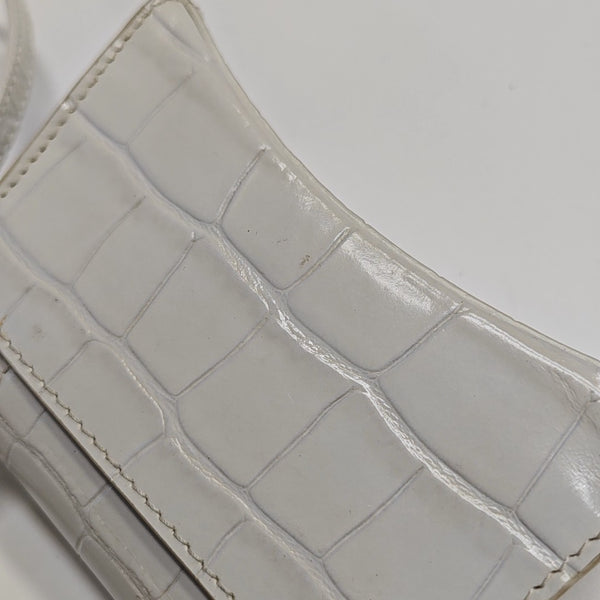Hourglass Mini Calfskin White