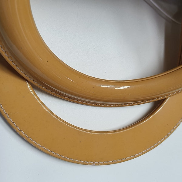 Lady Dior Medium Cannage Patent Leather Yellow