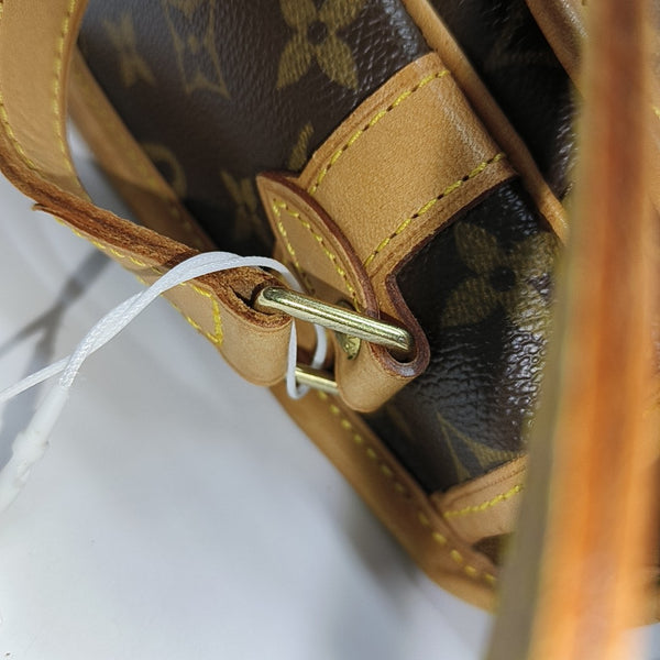 SOLOGNE PM Monogram Coated Canvas Brown
