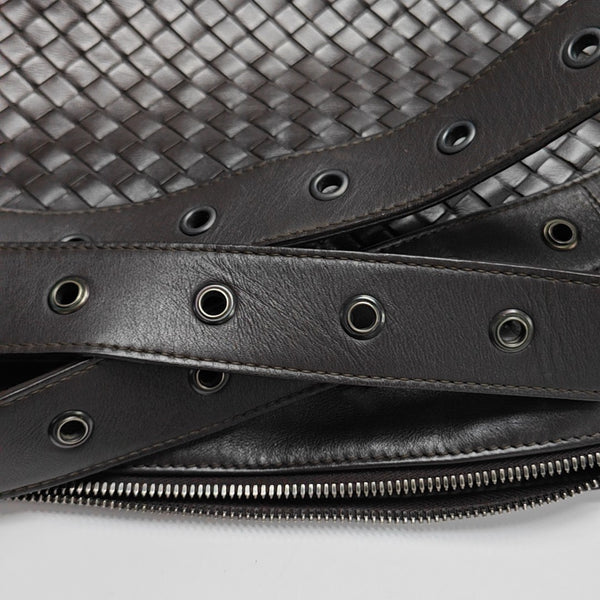 Calfskin Shoulder Bag Brown
