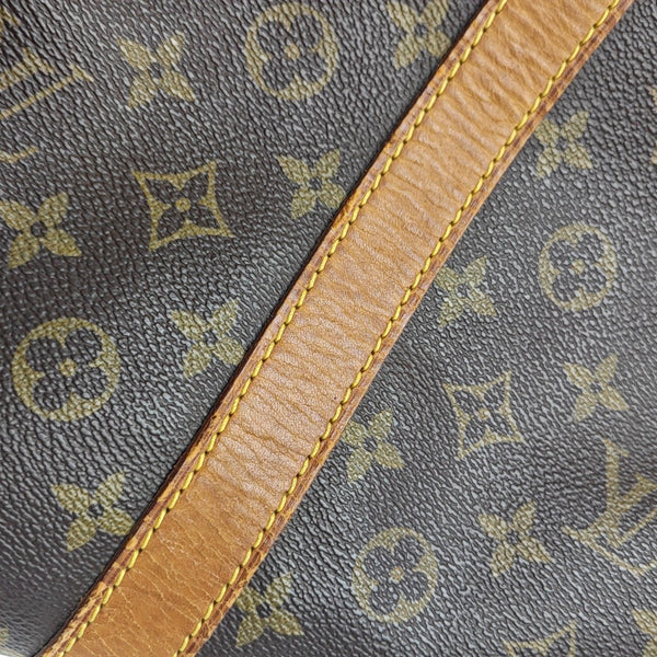 SAC SOUPLE 55 Monogram Coated Canvas Brown