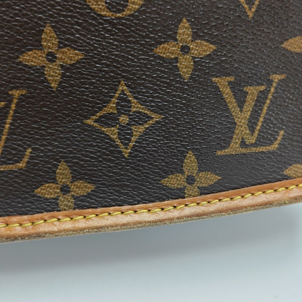SOLOGNE PM Monogram Coated Canvas Brown