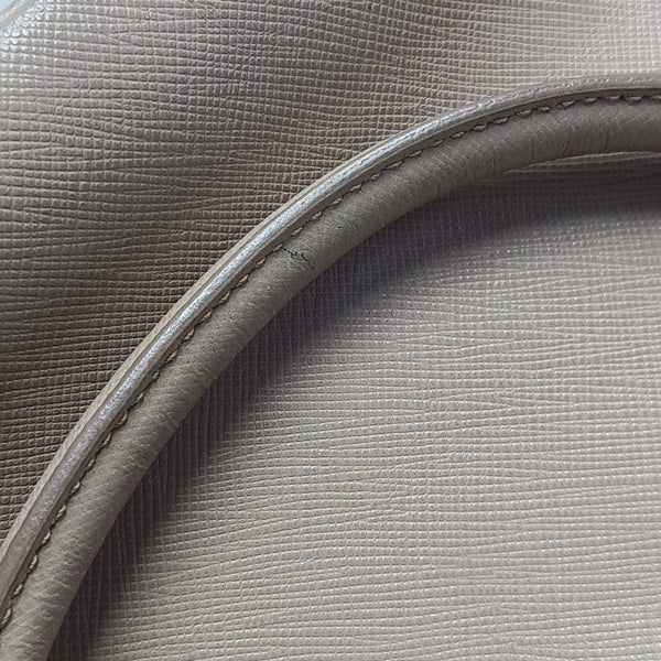 Galleria Medium Saffiano Calfskin Beige