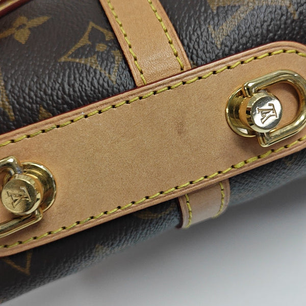 DUFFLE Monogram Coated Canvas Brown