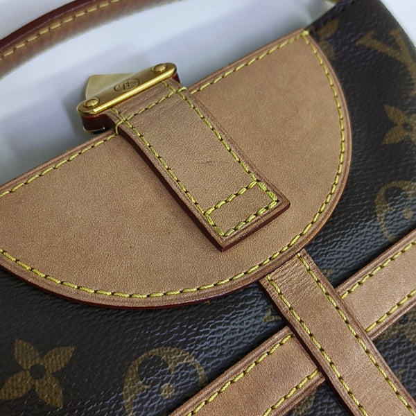 DUFFLE Monogram Coated Canvas Brown