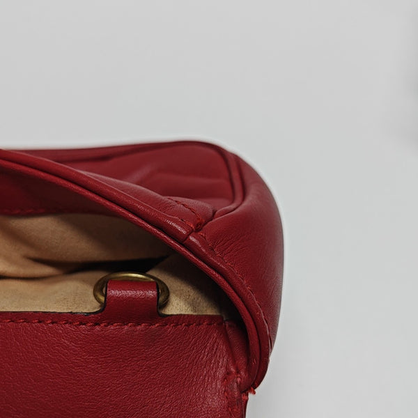 GG Marmont Mini Quilted Calfskin Red