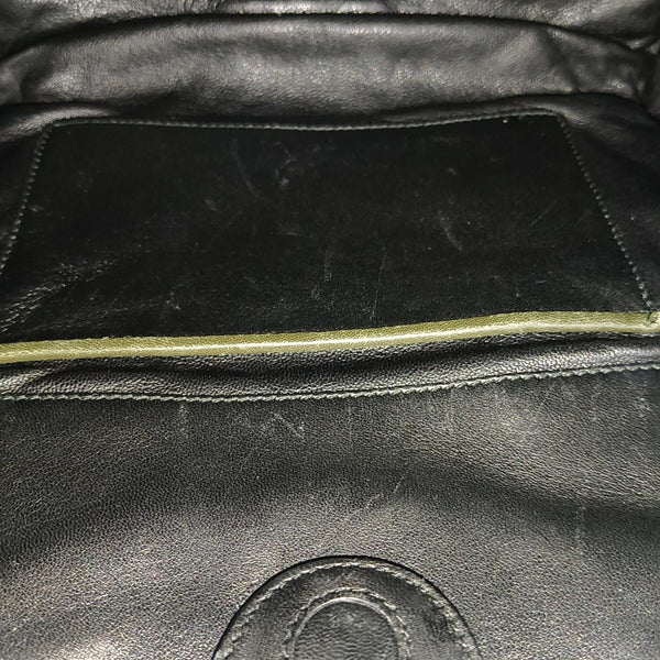 Quilted Lambskin Shoulder Bag Green