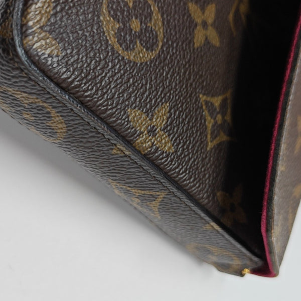 FÉLICIE Monogram Coated Canvas Brown