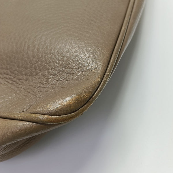 Calfskin Shoulder Bag Brown