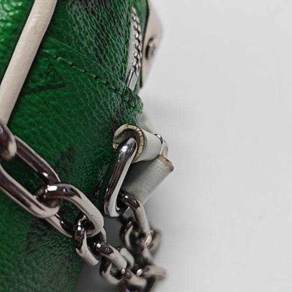 SOFT TRUNK Mini Monogram Coated Canvas Green